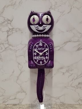 Jeweled Knott’s Berry Farm Boysenberry Lady Kit-Cat Klock Clock